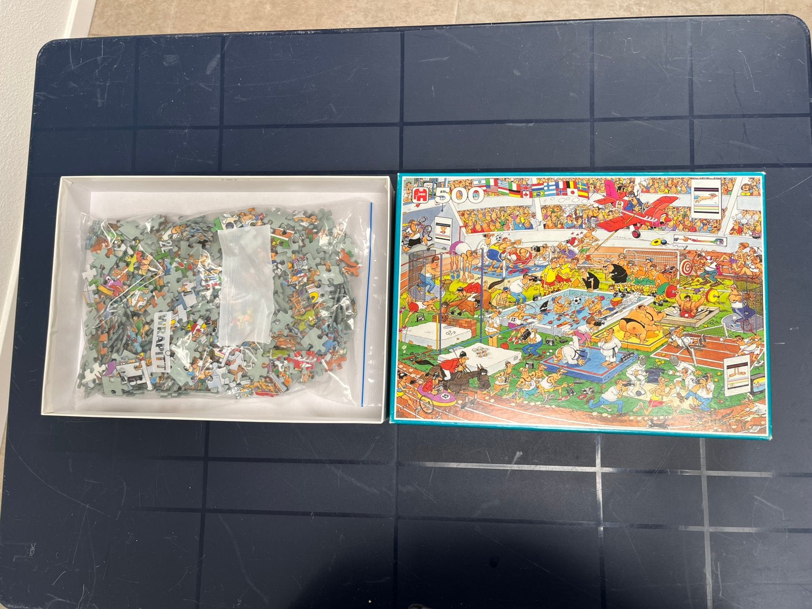 Puzzel 500 stukjes Jan van Haasteren, Ophalen of Verzenden, 500 t/m 1500 stukjes, Gebruikt, Legpuzzel
