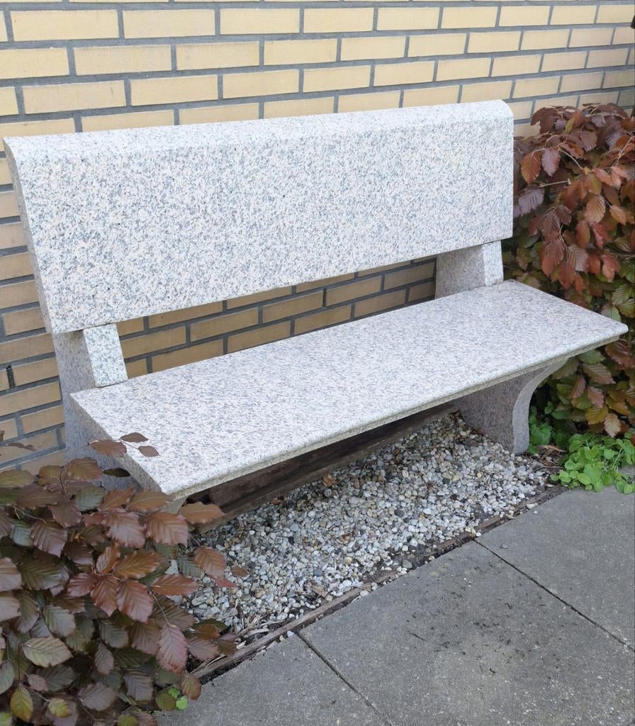 Robuuste natuurstenen tuinbank - duurzaam en stijlvol, Tuin en Terras, Tuinbanken, Ophalen, Gebruikt, Overige materialen