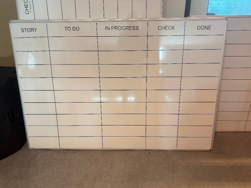 Whiteboard 180x120 cm - Magnetisch, Diversen, Ophalen, Gebruikt, Whiteboard