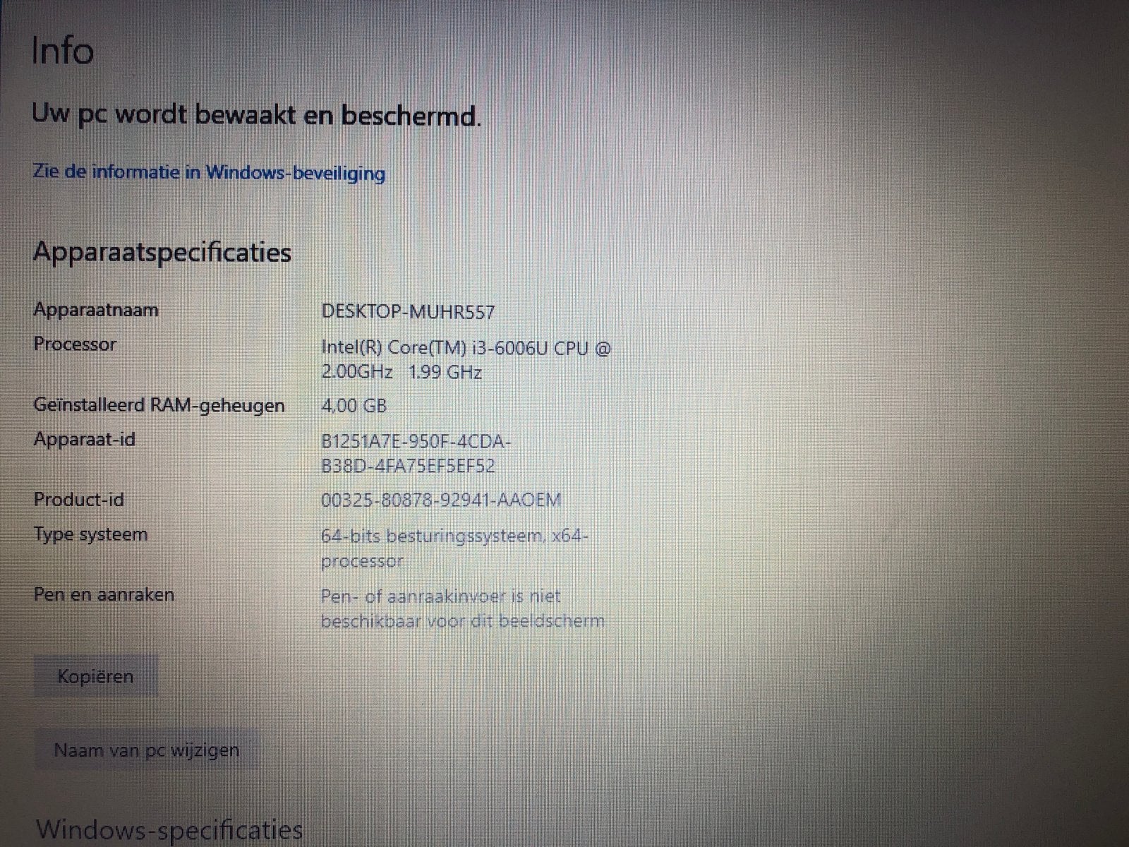 Lenovo V110-15ISK i3 Laptop - Goede staat, Computers en Software, Windows Laptops, Gebruikt, HDD, 2 tot 3 Ghz, Ophalen of Verzenden