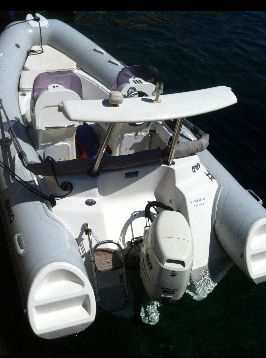 Wegens omstandigheden te koop mijn Brig 500 Rip inc trailer, Watersport en Boten, Rib, Ophalen, Buitenboordmotor, Kussenset