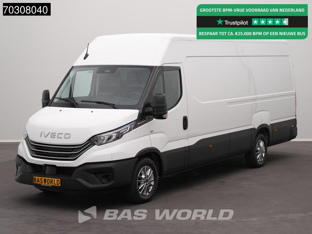 Iveco Daily 35S21 3.0L Automatic L3H2 210HP ACC LED Airco Ca, Auto's, Automaat, Stof, Euro 6, Iveco