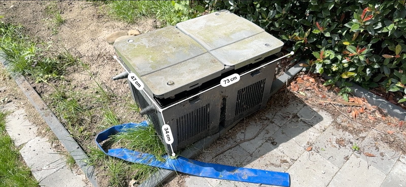 Oase BioSmart 36000 vijverfilter - moet schoongemaakt, Ophalen, Gebruikt