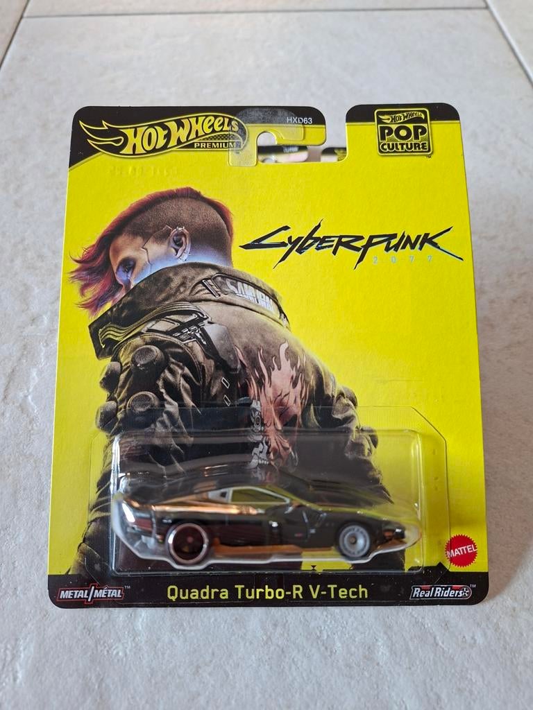 Hot Wheels Premium Cyberpunk 2077 Quadra Turbo-R V-Tech, Ophalen of Verzenden, Nieuw, Auto