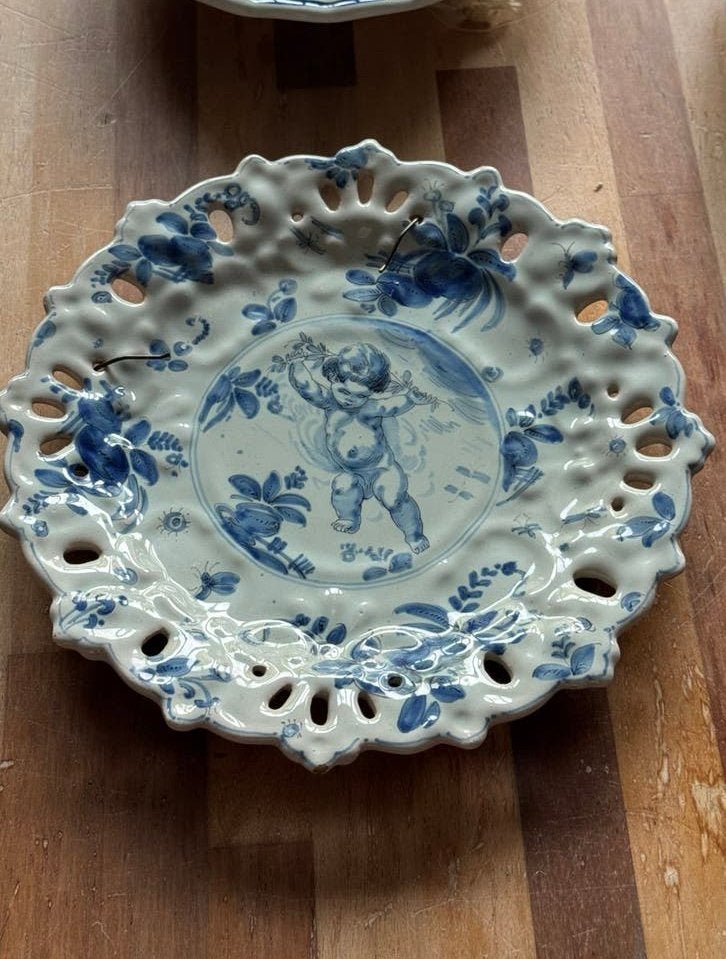 Delfs blauw of italiaans aardewerk, Ophalen of Verzenden