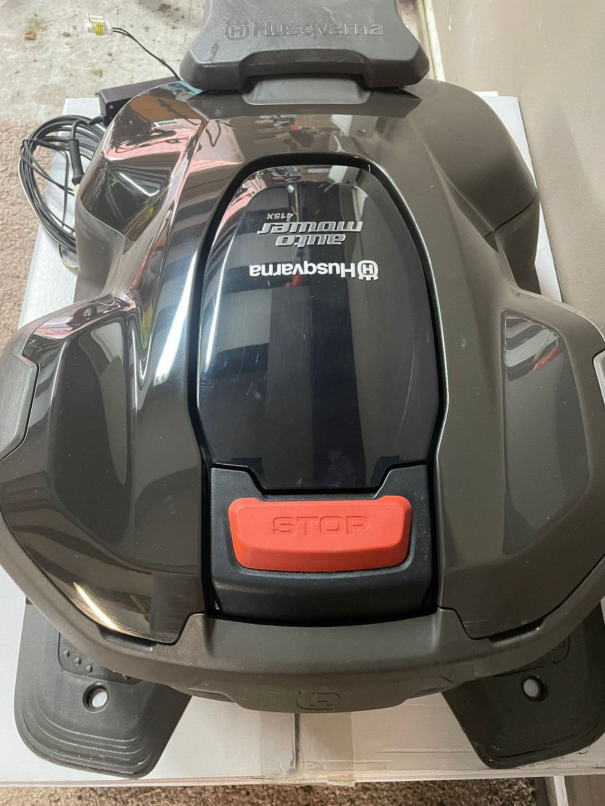 Husqvarna 415x nette maaier, Tuin en Terras, Grasmaaiers, Ophalen of Verzenden, Zo goed als nieuw, 50 cm of meer