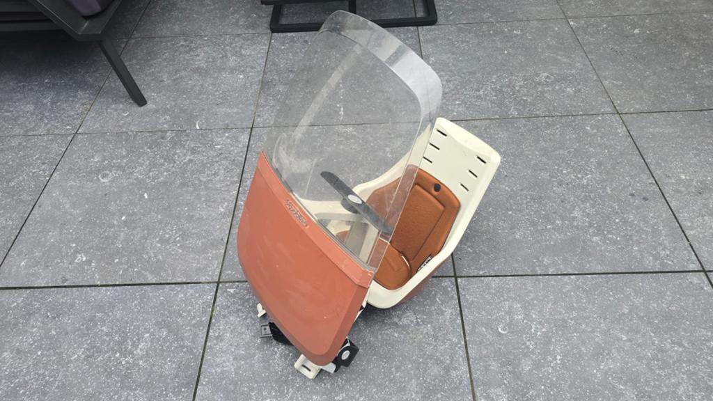 Bobike Exclusive Mini fietszitje met windscherm, Ophalen, Gebruikt, 0 t/m 13 kg, Voorzitje