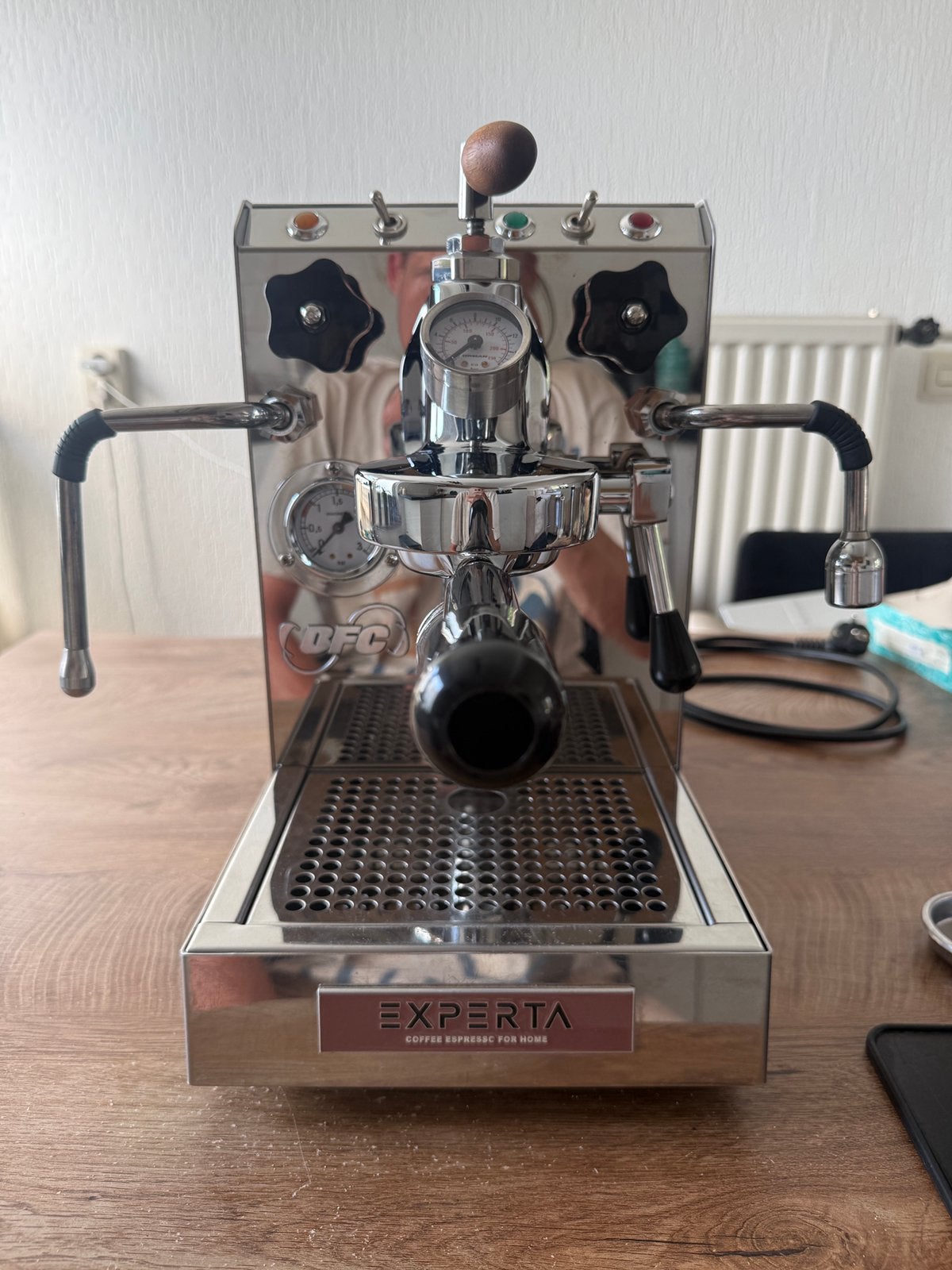 BFC Experta E61 espressoapparaat, Witgoed en Apparatuur, Stoompijpje, Ophalen of Verzenden, Zo goed als nieuw, 2 tot 4 kopjes