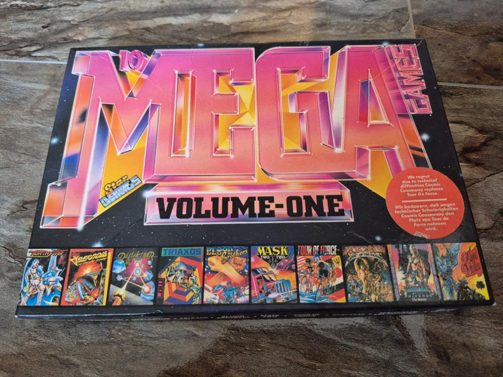 Commodore 64 C64 Kassette: 10 x Mega Games Volume One, Gebruikt, Overige genres, 1 speler, Ophalen of Verzenden