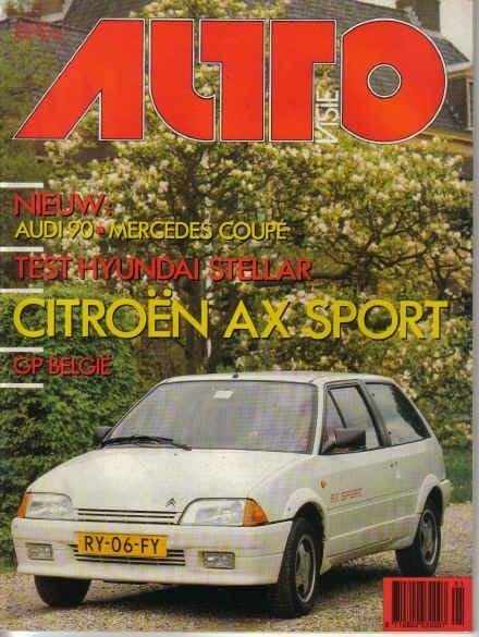 Autovisie 11 1987 : Mercedes Benz CE - Citroen AX Sport, Ophalen of Verzenden, Gelezen, Algemeen