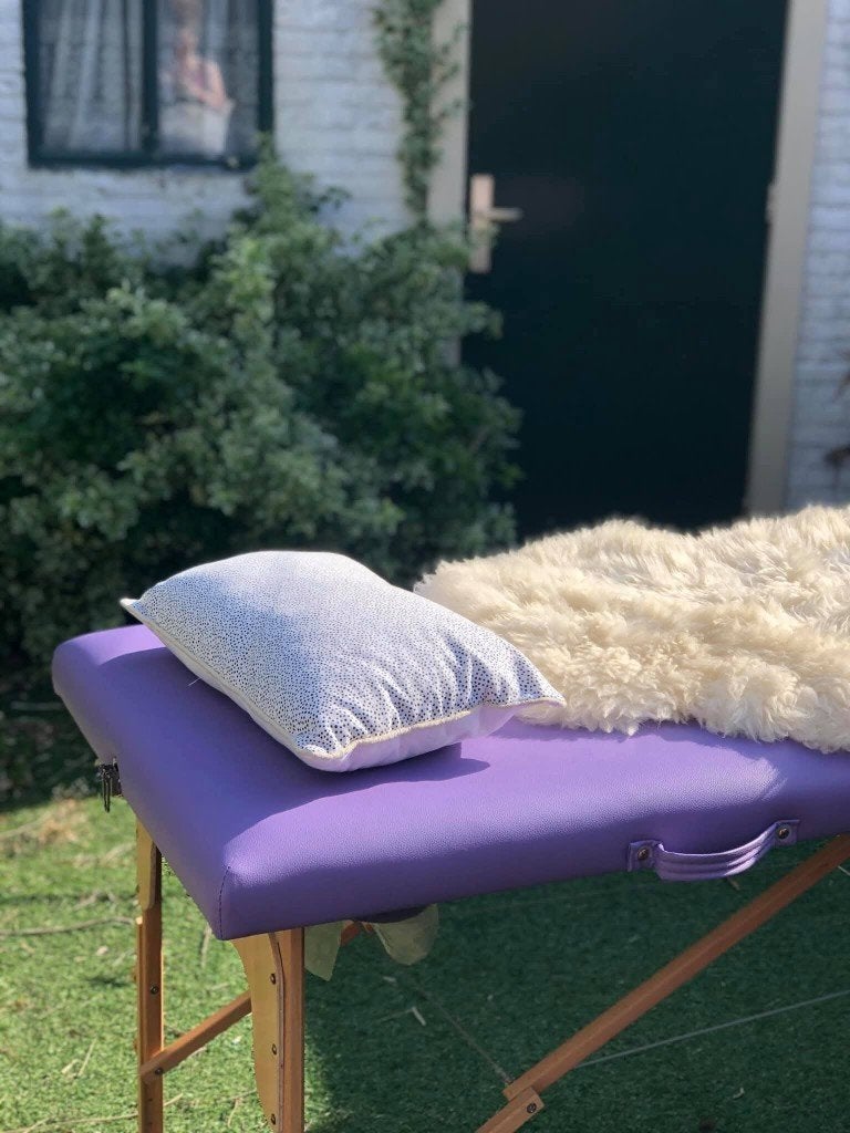 3 massagetafels in felle kleuren, Sport en Fitness, Massageproducten, Ophalen, Zo goed als nieuw, Massagetafel