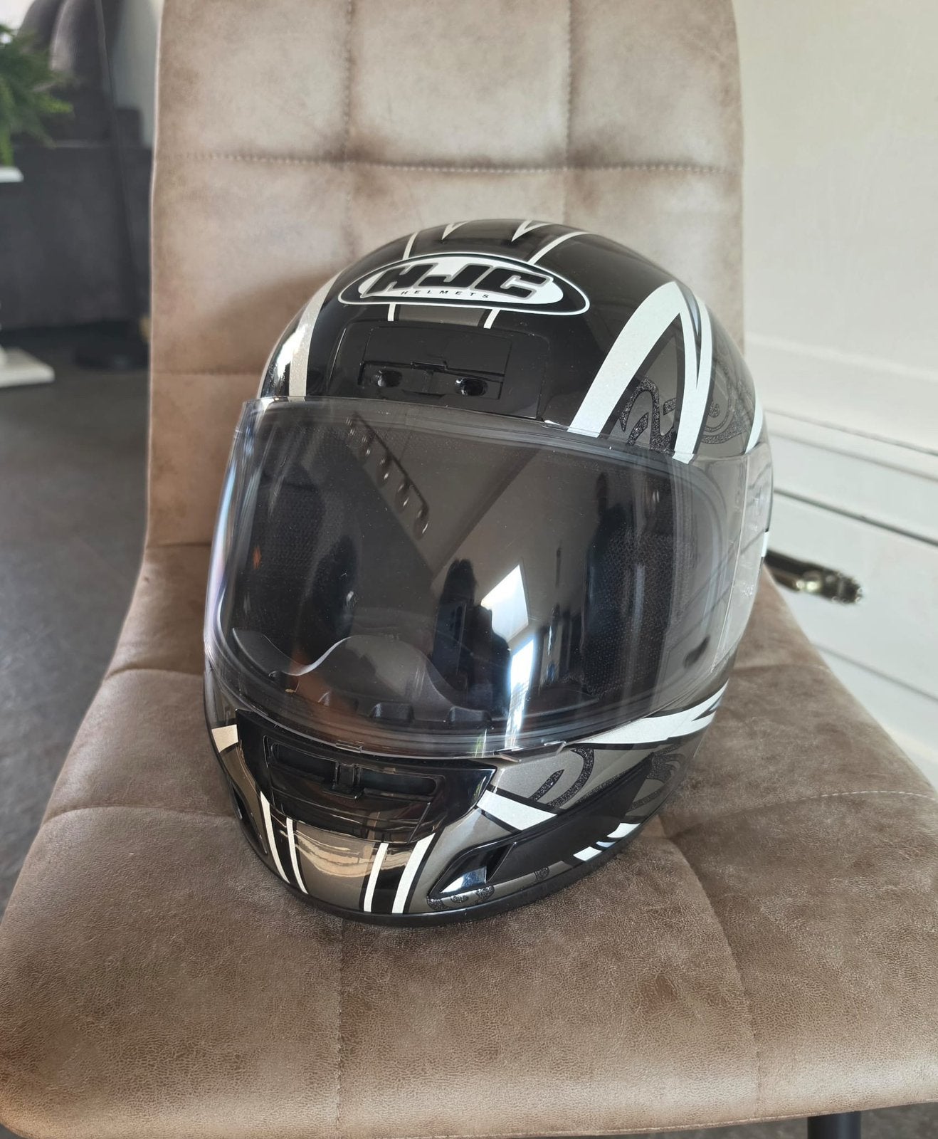 HJC CS-12 Lotus integraalhelm – maat L – nette staat, HJC, Ophalen of Verzenden, Integraalhelm, L