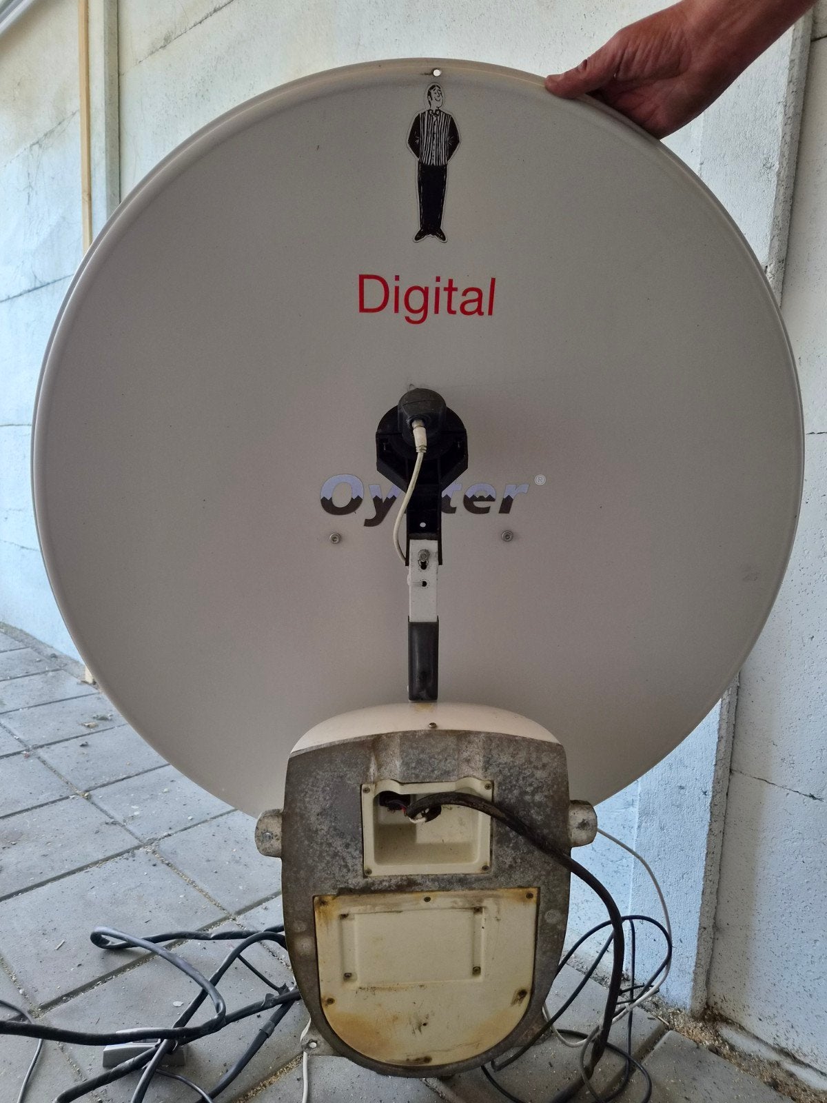 Oyster Digital CI 85 cm – volautomatische schotelante, Audio, Tv en Foto, Ophalen, Gebruikt, (Schotel)antenne, Overige merken
