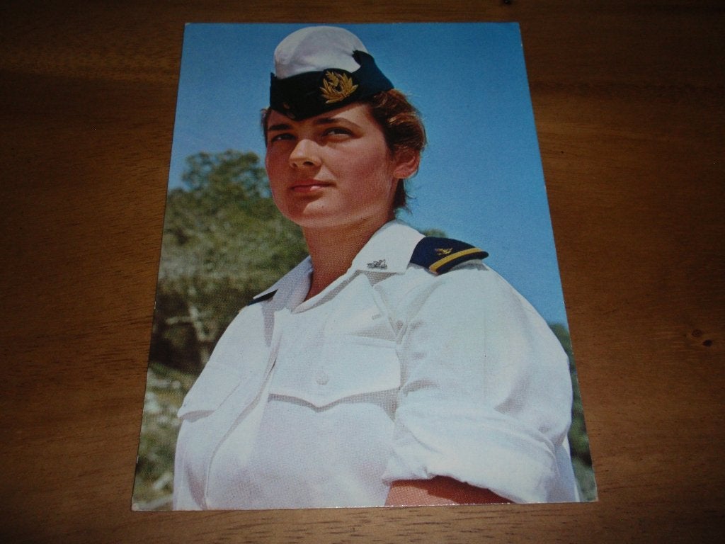 Militair Israel  Israëlische Marine Vrouw Officier, Verzamelen, Verzenden, 1980 tot heden, Gelopen, Politiek en Historie