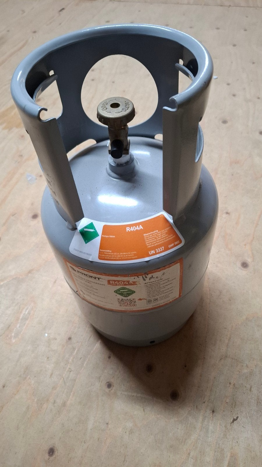 R404A Koelmiddel Cilinder - 10kg PRONT, Ophalen of Verzenden, Gebruikt