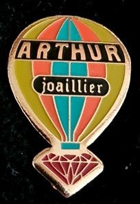 Arthur Joaillier ballon pin, Verzenden, Nieuw, Transport, Speldje of Pin
