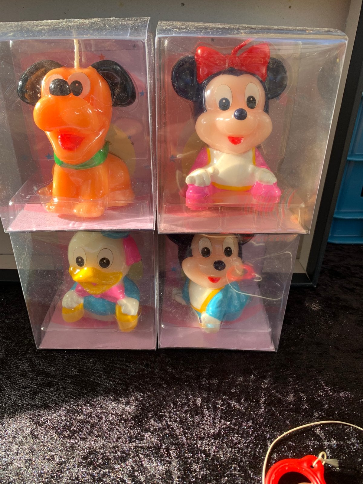 Disney kaarsen in originele verpakking, Ophalen of Verzenden, Overige figuren, Zo goed als nieuw, Beeldje of Figuurtje
