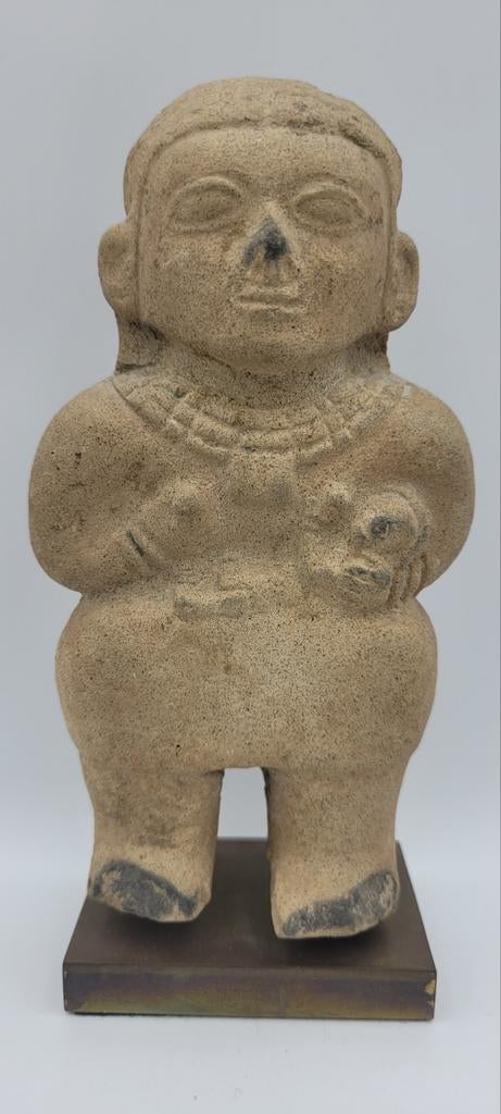 Pre-columbian terracotta Tumaco ocarina, Antiek en Kunst, Ophalen