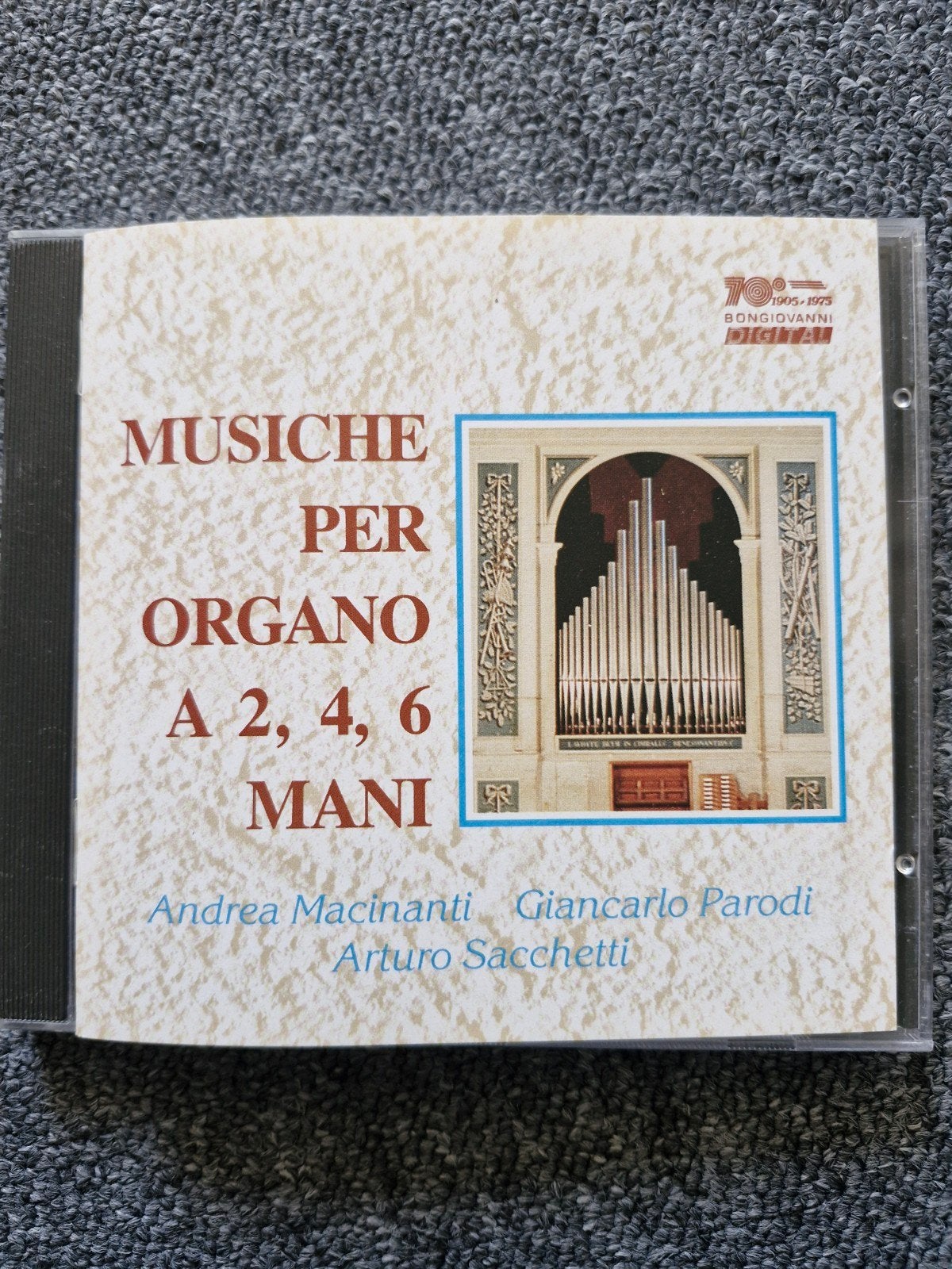 Orgel CD: Muziek voor orgel op 2, 4, 6 handen, Inclusief boekje, Gebruikt, Overige typen, Ophalen of Verzenden