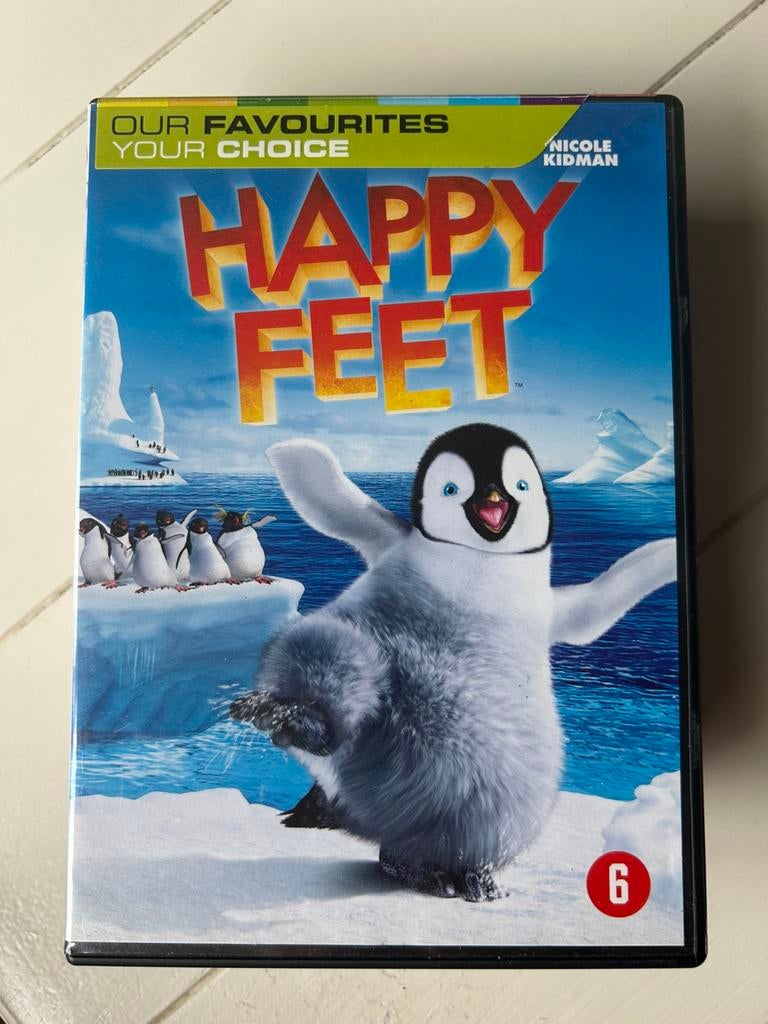 Dvd happy feet, Cd's en Dvd's, Dvd's | Tekenfilms en Animatie, Vanaf 6 jaar, Ophalen, Zo goed als nieuw, Europees
