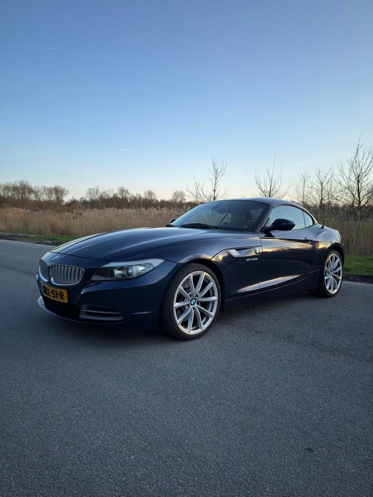 BMW Z4 Roadster 35I AUT 2009 Blauw, Auto's, Automaat, Achterwielaandrijving, Beige, Cabriolet