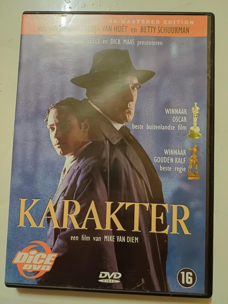 Karakter, Cd's en Dvd's, Vanaf 16 jaar, Ophalen of Verzenden, Zo goed als nieuw