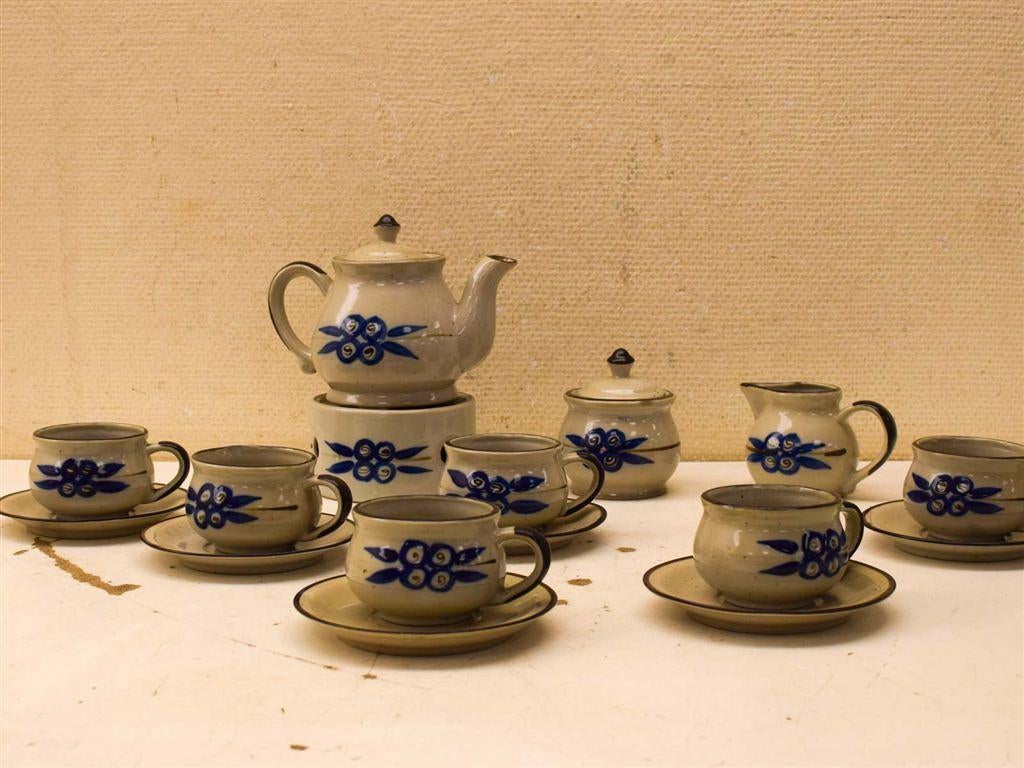 18 delig koffie/thee servies 51379, Ophalen of Verzenden, Gebruikt, Aardewerk, Bord(en)
