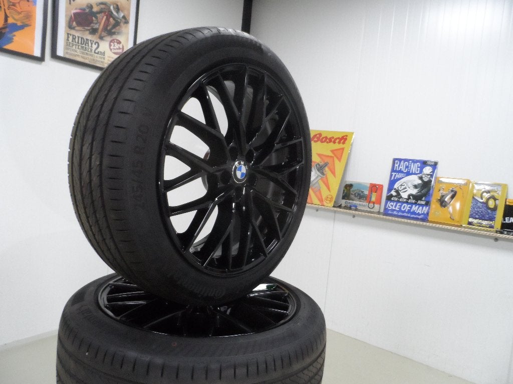 20 inch BMW X3 zwart zomervelgen set met nieuwe banden, 245 mm, Duitsland, Banden en Velgen, Ophalen of Verzenden
