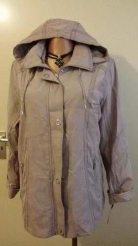 Lente Jas Mian maat XL, Beige, Maat 46/48 (XL) of groter, Nieuw, Ophalen of Verzenden