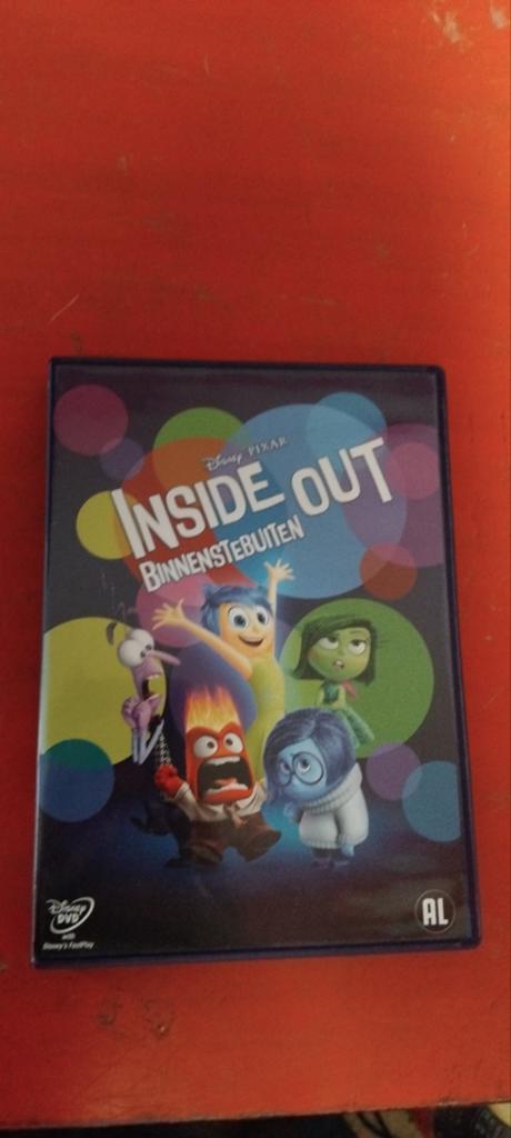 Inside Out (Binnenstebuiten) Disney Pixar DVD, Alle leeftijden, Overige genres, Ophalen of Verzenden, Zo goed als nieuw