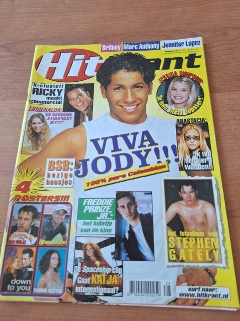 Hitkrant 2000 Jody Bernal Anastacia Britney De Bus Eminem, Verzenden, Gelezen, Muziek, Film of Tv