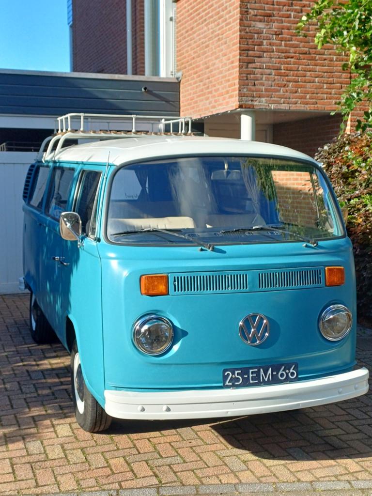 Volkswagen 23 1.6 1975 Blauw, vw t2, Achterwielaandrijving, Blauw, Origineel Nederlands, Particulier