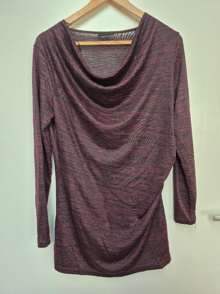 CITY LIFE / JOLA zwart / paarse tuniek maat XXL - 44 / 46, Kleding | Dames, Zwart, Maat 46/48 (XL) of groter, Ophalen of Verzenden
