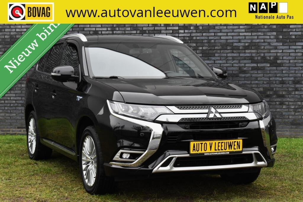Mitsubishi Outlander 2.4 PHEV Diamand Edition 360º CAMERA/L, Auto's, Automaat, Euro 6, 4 cilinders, Zwart