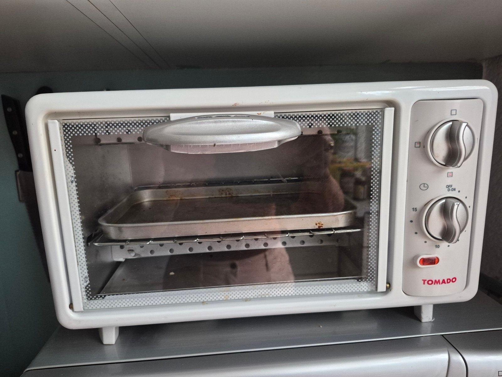 Tomado Snack Oventje voor Tosti, enz., Witgoed en Apparatuur, Ophalen, Minder dan 45 cm, Minder dan 45 cm, Vrijstaand