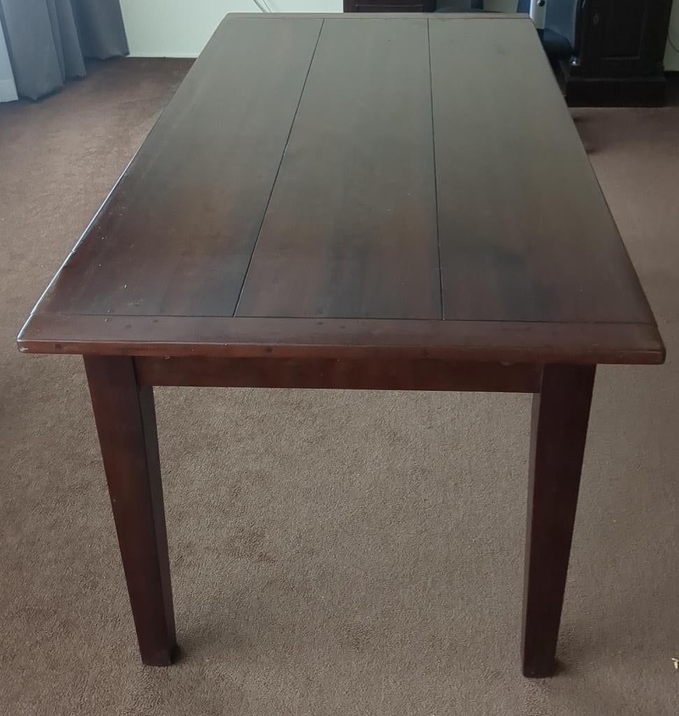 eettafel koloniaal (6-8 personen), Huis en Inrichting, Tafels | Eettafels, Ophalen, Kersenhout, Gebruikt, 50 tot 100 cm