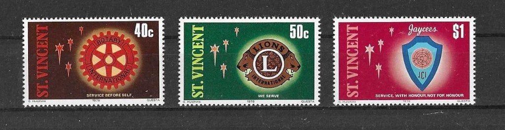 St. Vincent Michel 503-505 postfris, Ophalen of Verzenden, Postfris, Midden-Amerika