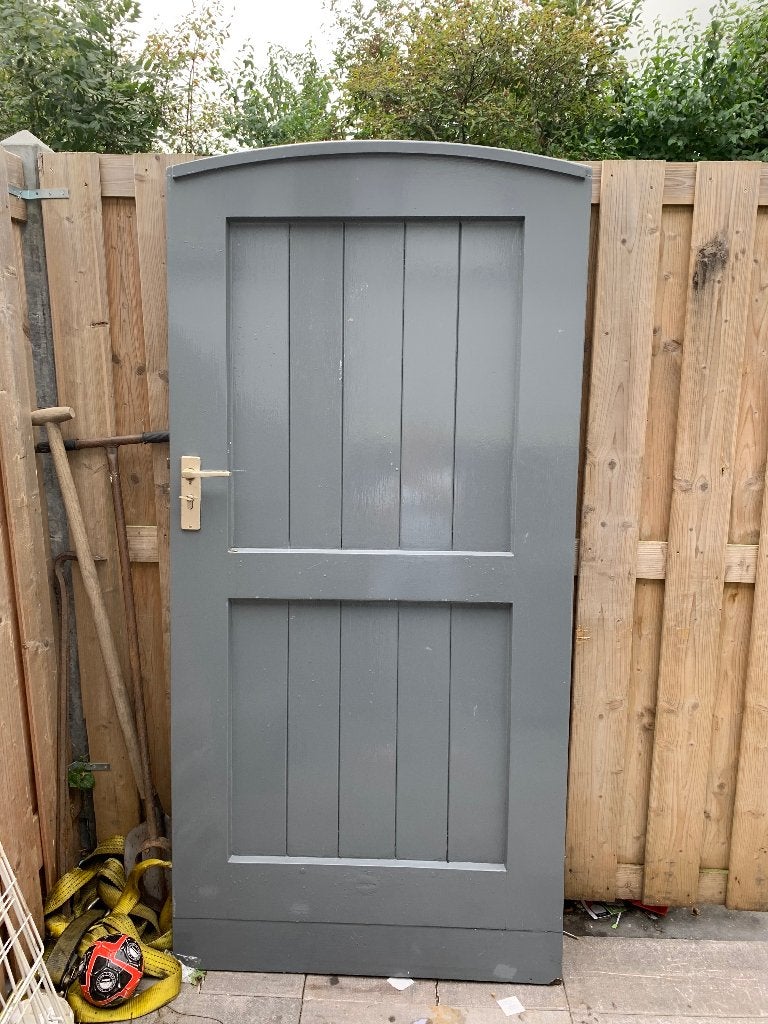 Massief Hard houten deur, 80 tot 100 cm, Binnendeur, Minder dan 200 cm, Ophalen of Verzenden