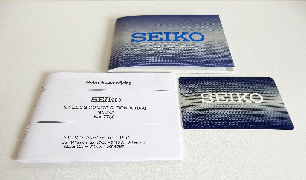 SEIKO SPORTURA HORLOGE., Seiko, Leer, Staal, Ophalen of Verzenden