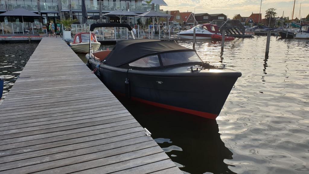 Luxe 8 mtr Polyester Sloep, Vetus motor 27 pk, grote bimini, Ophalen, 10 tot 30 pk, Binnenboordmotor, 6 meter of meer