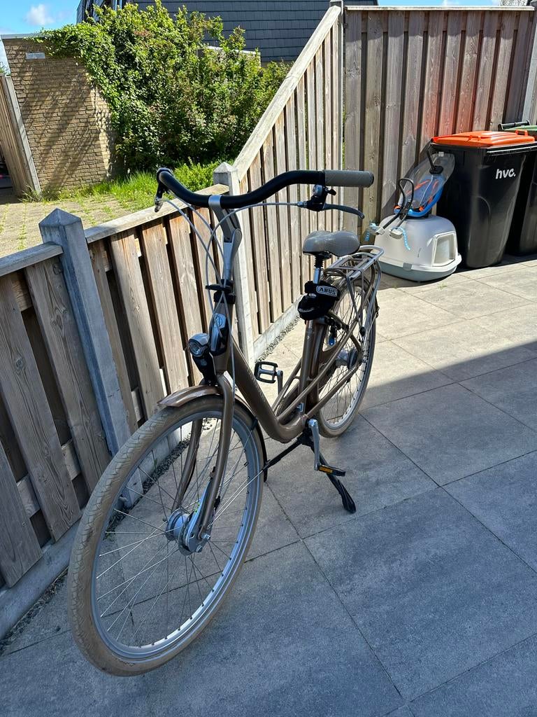 Batavus Mambo Goud 48cm met ABUS slot en aankoopbon, Ophalen, Gebruikt, 47 tot 50 cm, Versnellingen