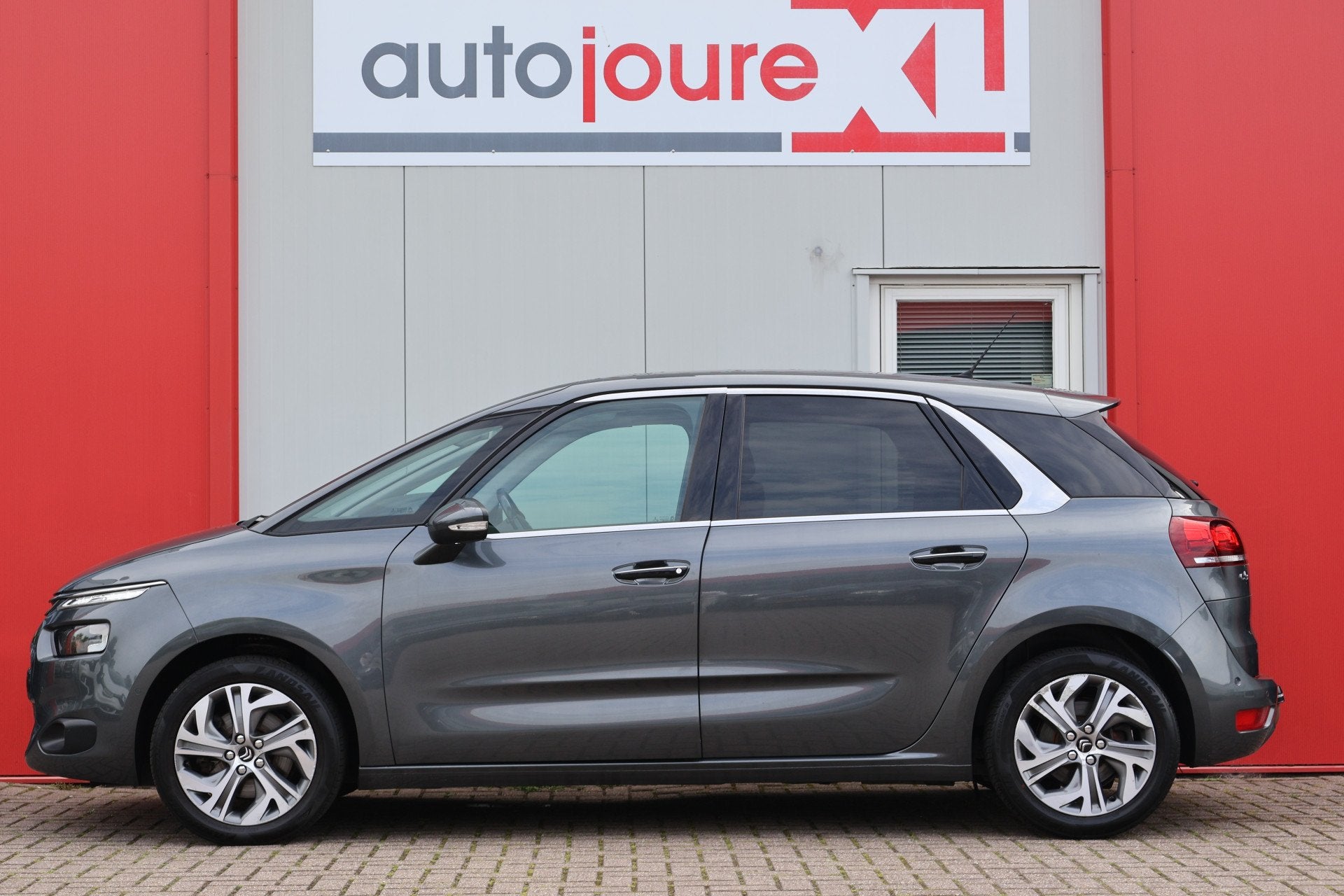 Citroën C4 Picasso 1.6 THP Intensive (bj 2014), Auto's, Voorwielaandrijving, Stof, Gebruikt, Zwart