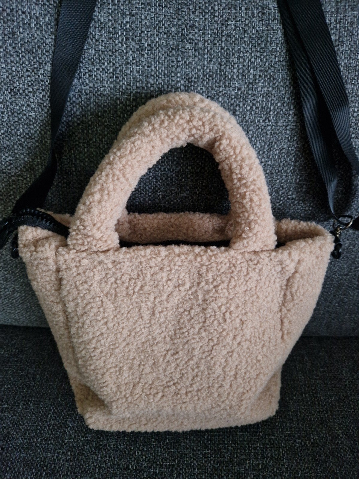 Teddy hand/schoudertas., Sieraden, Tassen en Uiterlijk, Ophalen of Verzenden, Zo goed als nieuw, Bruin