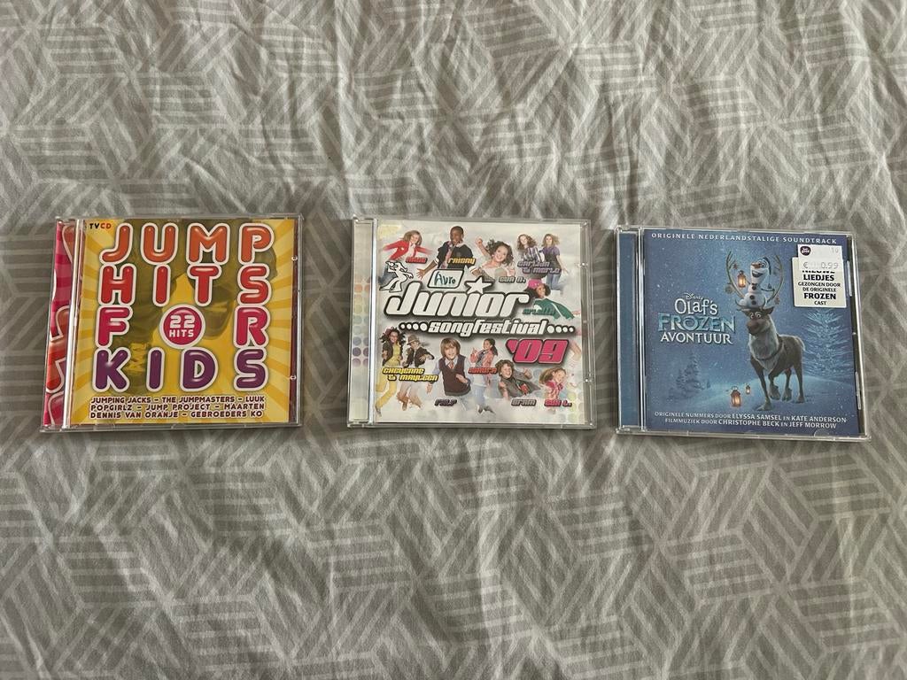 Leuke kinder CD's: Jump Hits for Kids, Junior Songfestival,, Cd's en Dvd's, Cd's | Verzamelalbums, Ophalen of Verzenden, Gebruikt