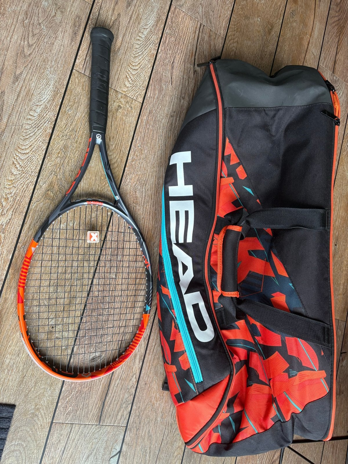 Head Tennissracket Radical MP met bijpassende tas, Sport en Fitness, Tennis, Ophalen, Gebruikt, Head, Racket