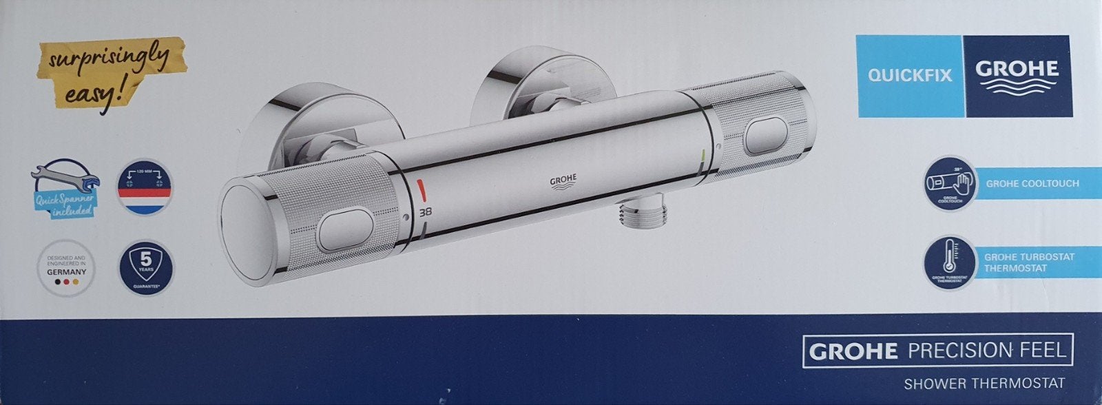 Grohe Grohtherm Precision Feel douchekraan NIEUW

Grohe Prec, Ophalen of Verzenden, Nieuw, Chroom, Douche