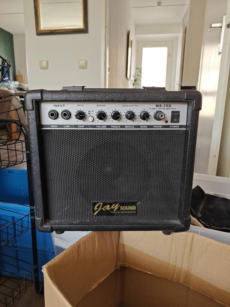 Gitaarversterker Jay Sound MS-15G - Gratis afhalen, Muziek en Instrumenten, Versterkers | Bas en Gitaar, Ophalen, Gebruikt, Minder dan 50 watt