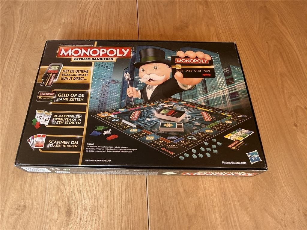 monopoly extreem bankieren - S7252, Hobby en Vrije tijd, Ophalen of Verzenden, Zo goed als nieuw