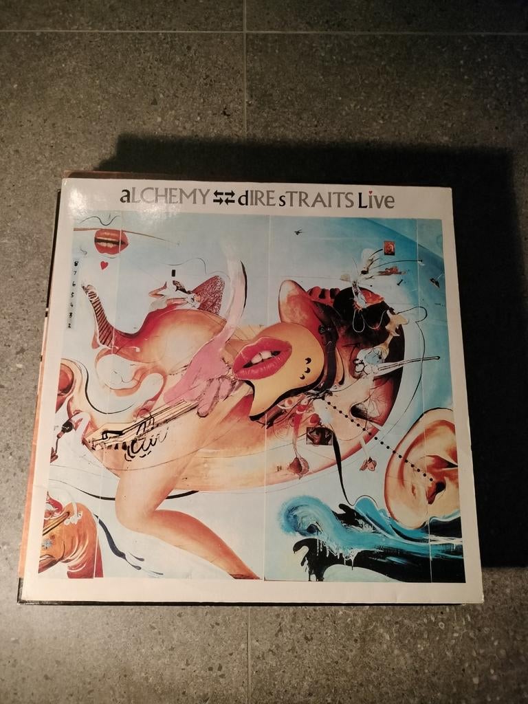 Dire Straits - Alchemy Live dubbel LP, Gebruikt, 1980 - 1989, Ophalen of Verzenden, Dubbel-LP