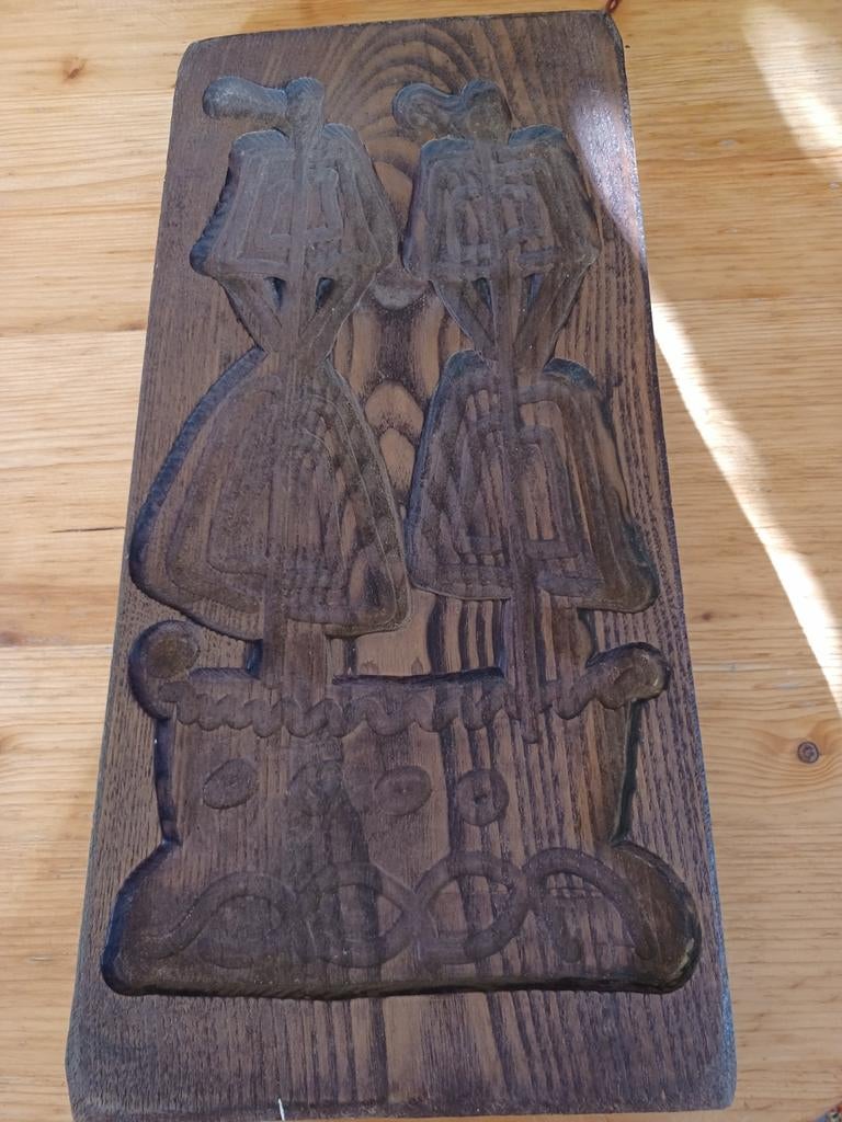 Antieke Speculaasplank koekplank  boot koek speculaas plank, Ophalen of Verzenden